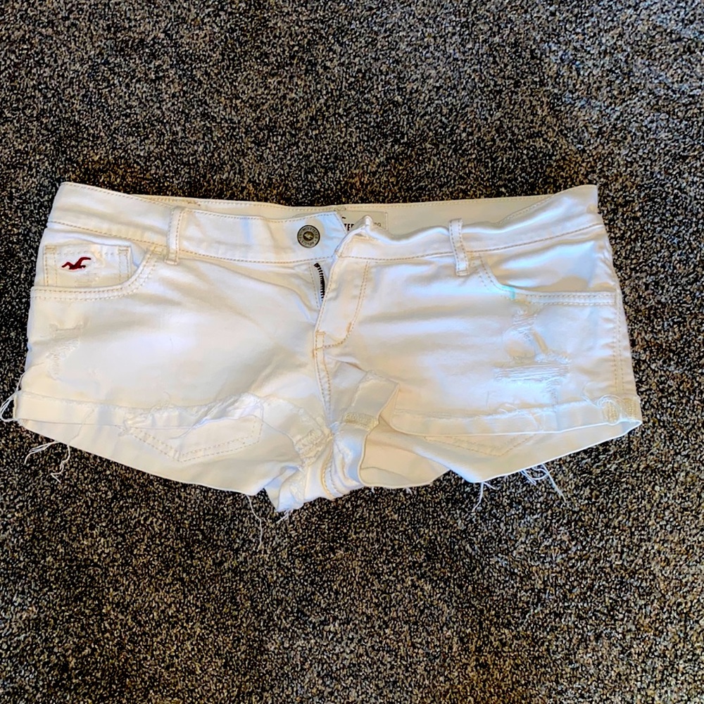 Hollis yet White Jean Distressed Shorts
